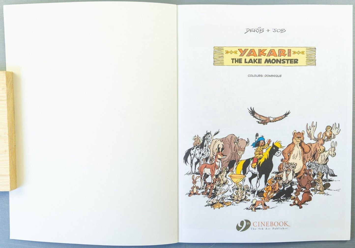 Yakari The Lake Monster Volume 16 Cinebook Paperback Comic Book Derib+job