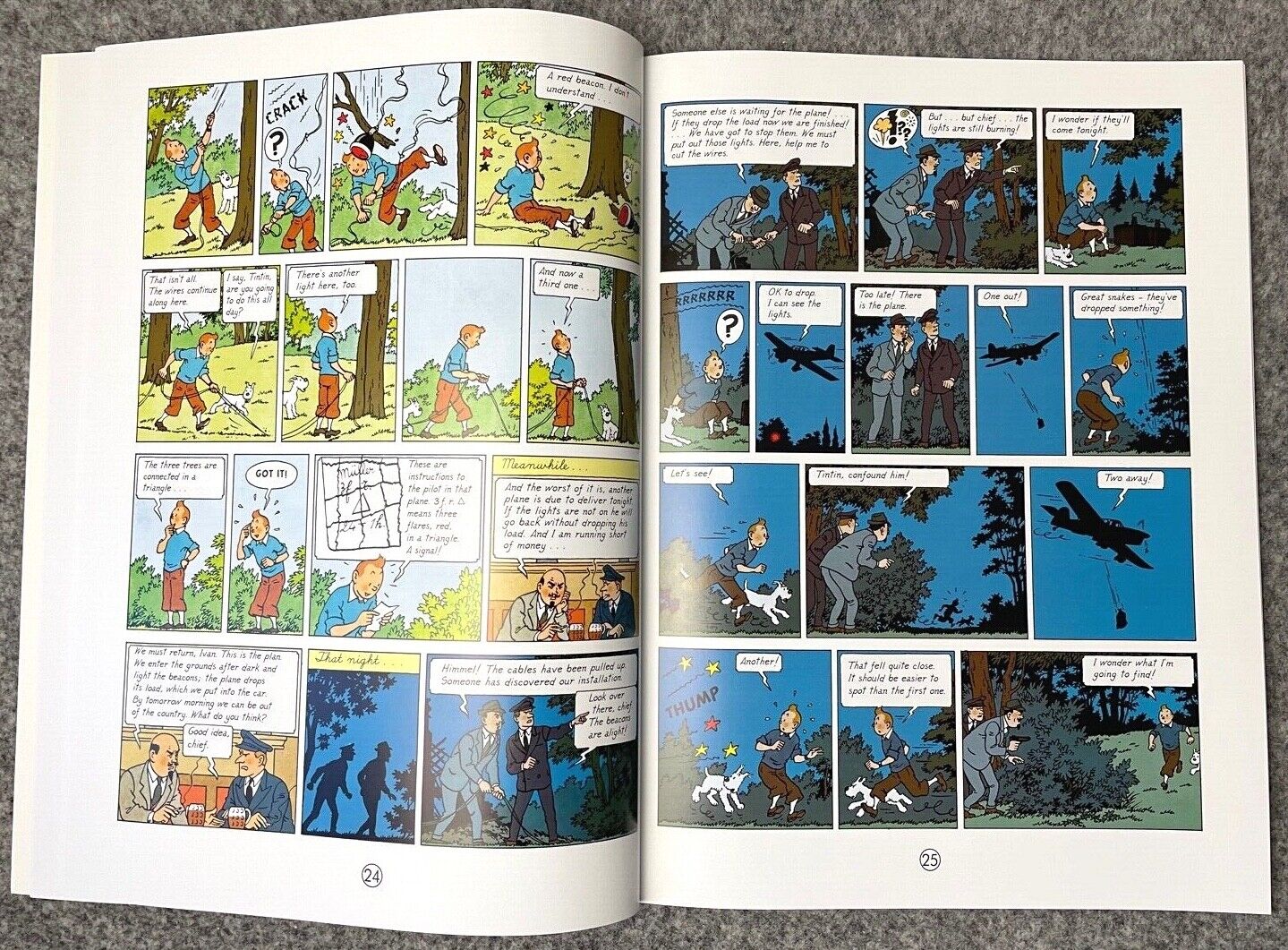 The Black Island - Tintin Farshore 2000s UK Edition Book Paperback Herge