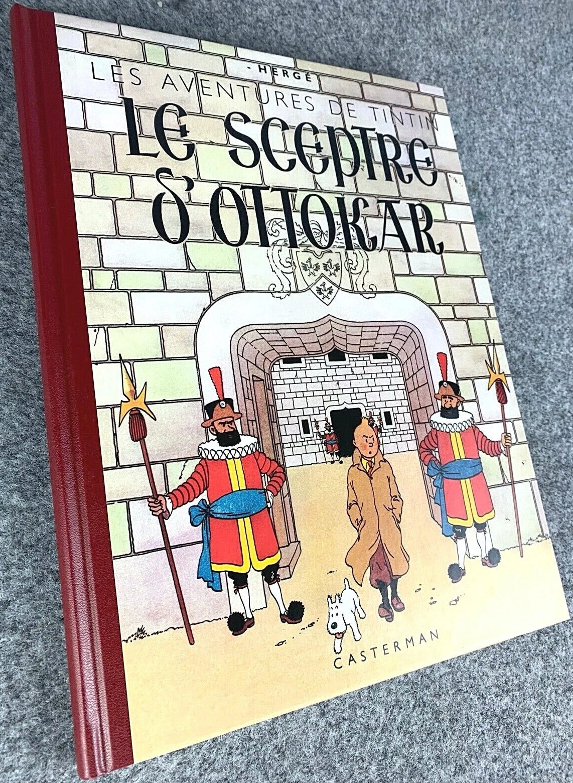 Le Sceptre D' Ottokar 1st Facsimile Casterman 2009 Edition HB Tintin Book Herge EO