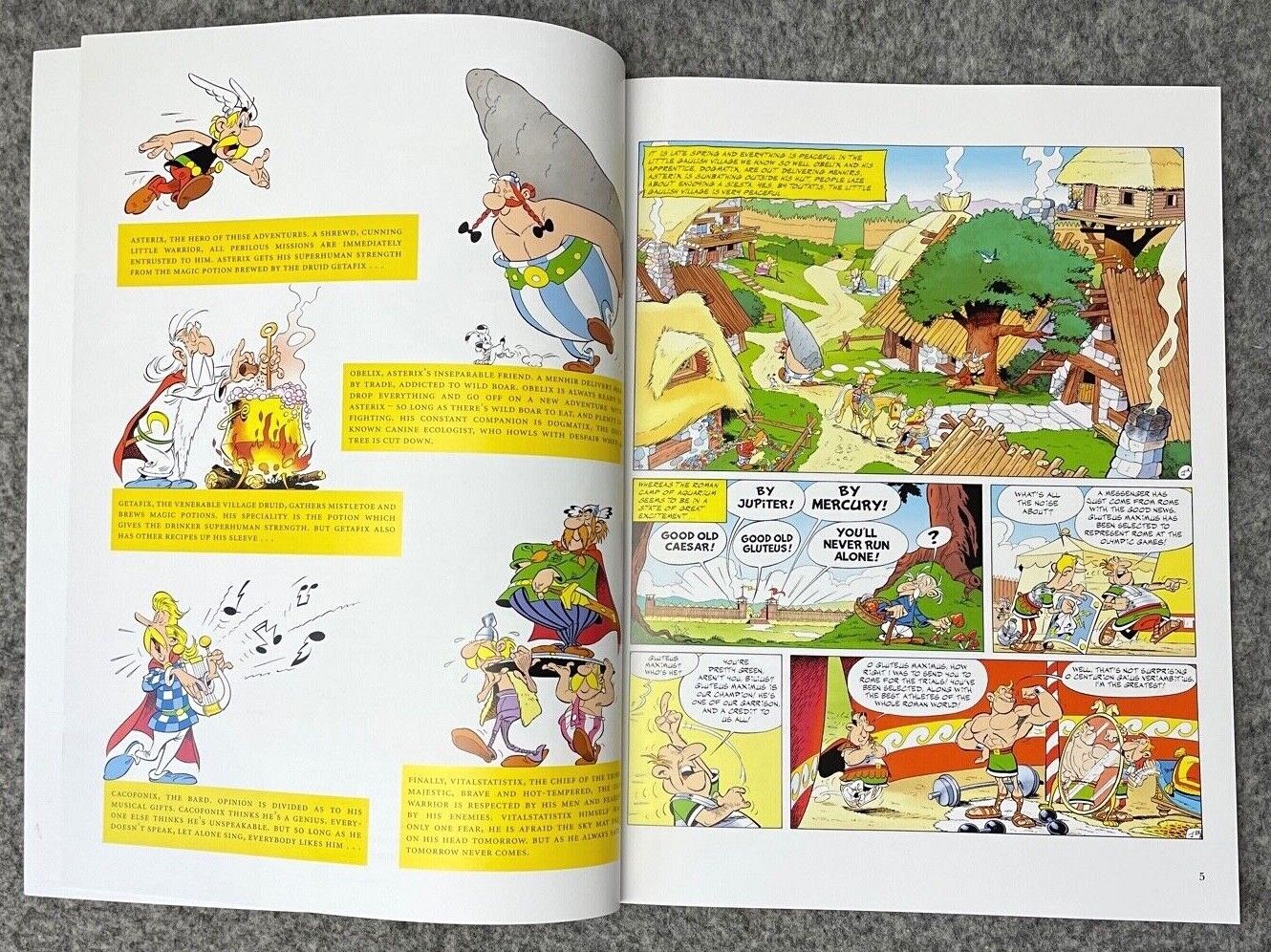 Asterix & Olympic Games - 2000s Orion/Sphere UK Edition Paperback Book EO Uderzo