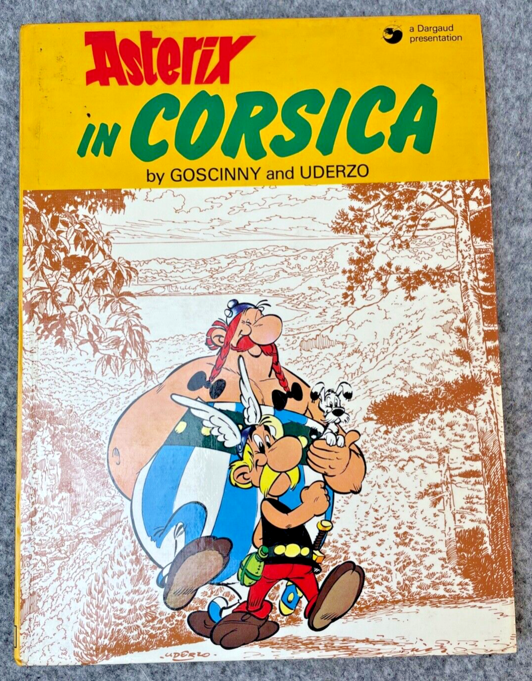 Asterix in Corsica: 1979 Hodder 1st UK Edition Hardback Book EO Uderzo