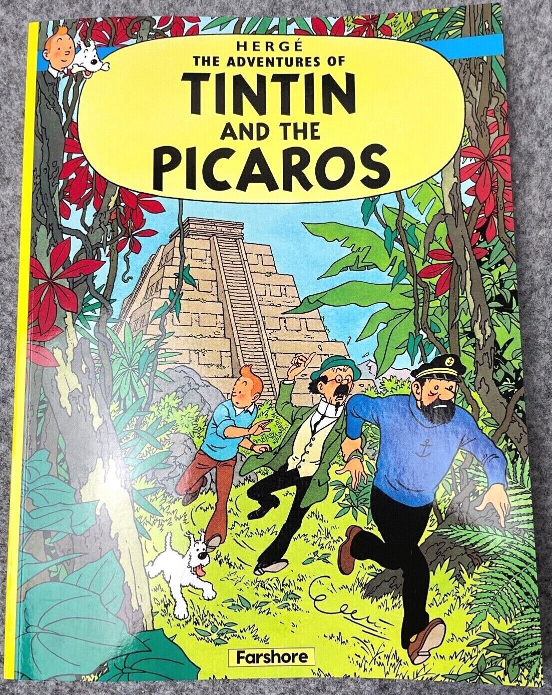 Tintin & the Picaros - Tintin Farshore 2000s UK Edition Book Paperback Herge