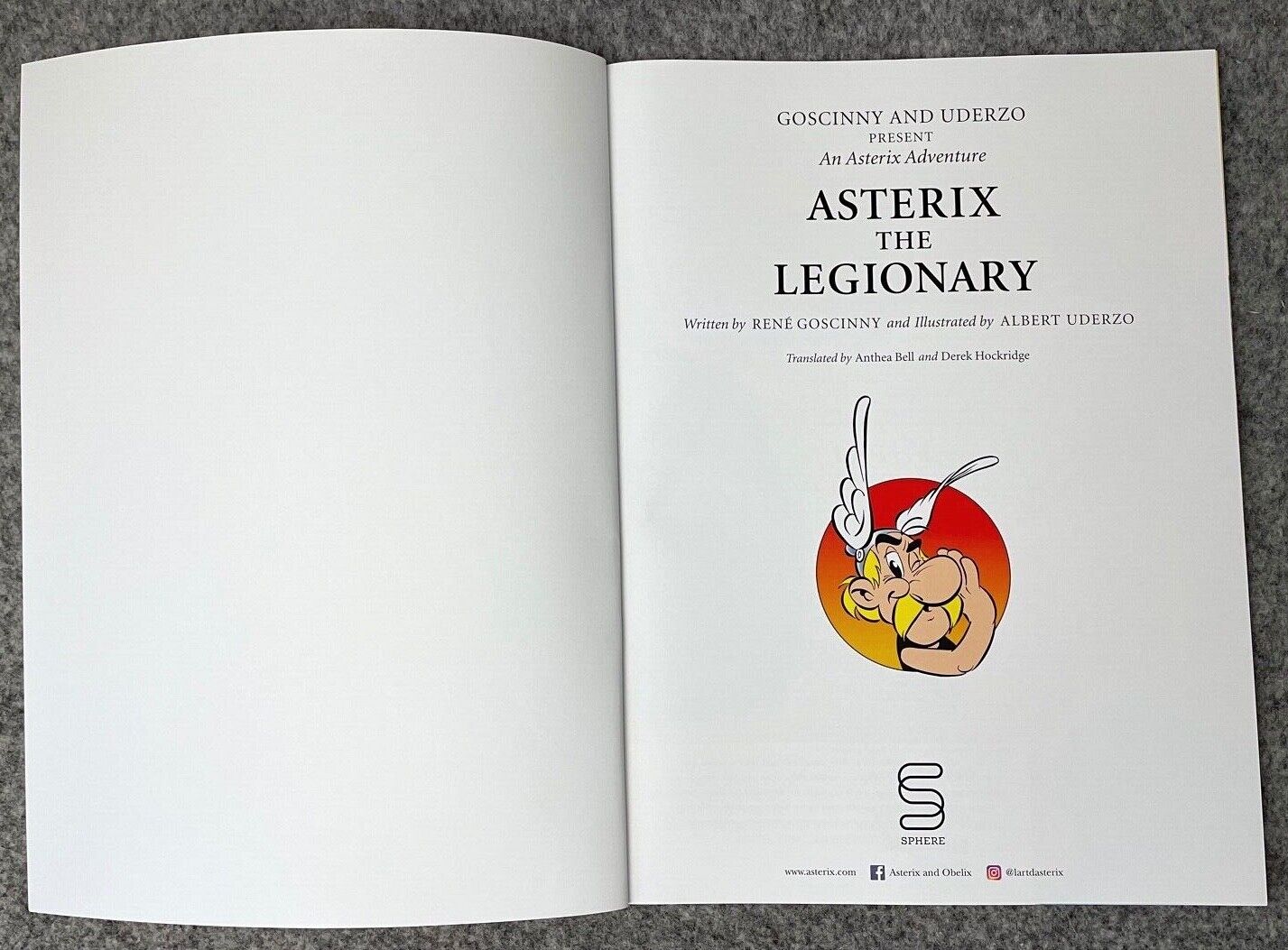 Asterix The Legionary - 2000s Orion/Sphere UK Edition Paperback Book EO Uderzo