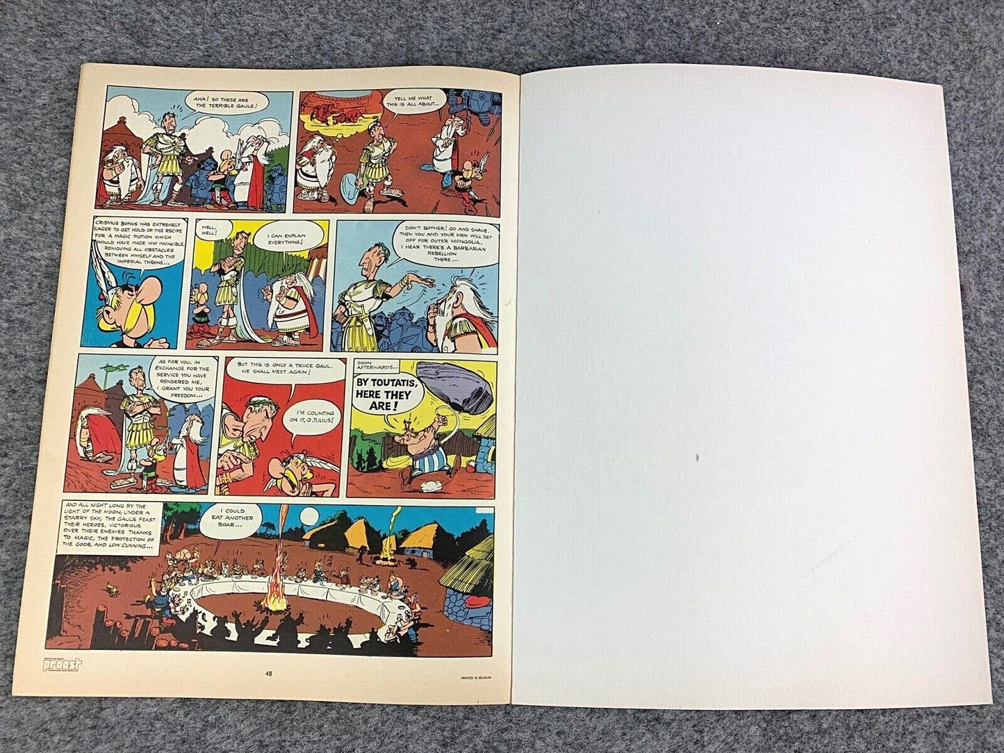 Asterix The Gaul- 1970/80s Hodder/Dargaud UK Edition Paperback Book Uderzo