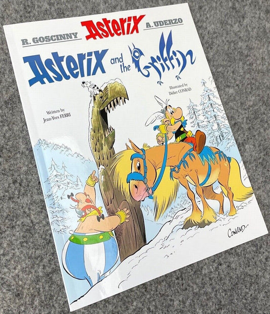 Asterix & The Griffin - 2000s Orion/Sphere UK Edition Paperback Book EO Uderzo