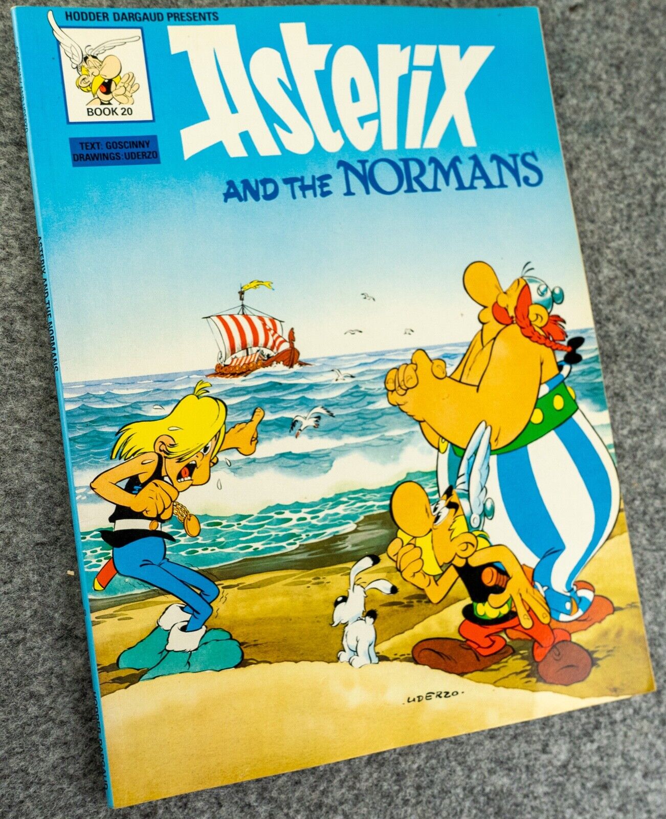 Asterix & the Normans - 1970/80s Hodder/Dargaud UK Edition Paperback Book Uderzo