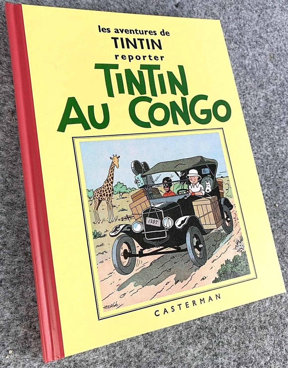 Tintin Au Congo Rare B&W MINI Facsimile French 1st Edition 1980s HB Tintin Book