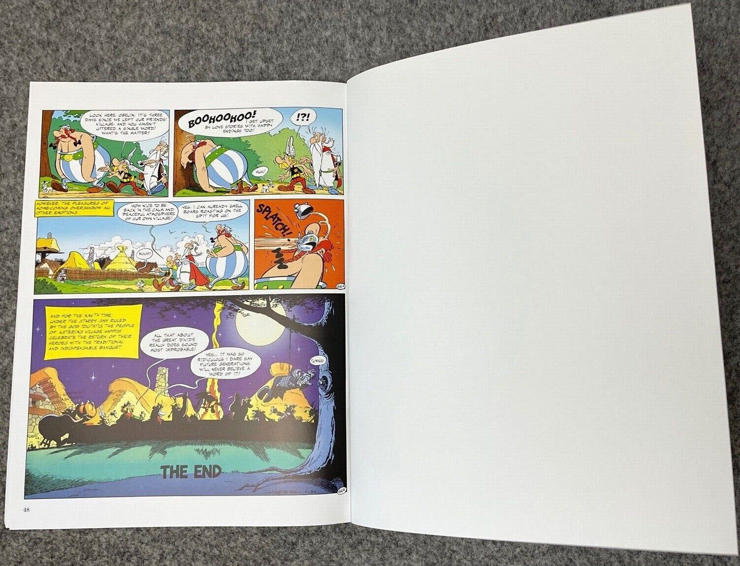 Asterix & Great Divide - 2000s Orion/Sphere UK Edition Paperback Book EO Uderzo