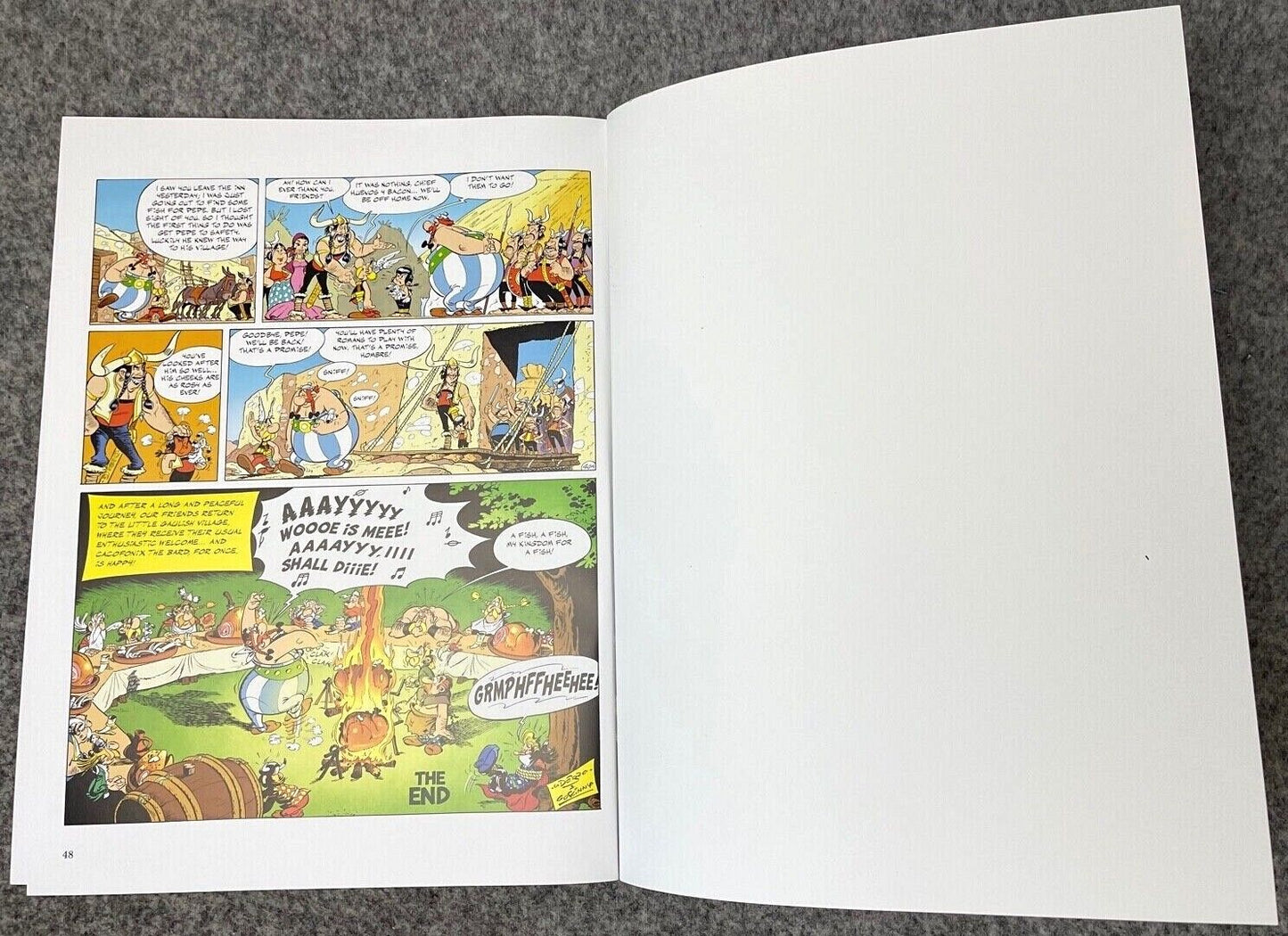 Asterix in Spain - 2000s Orion/Sphere UK Edition Paperback Book EO Uderzo