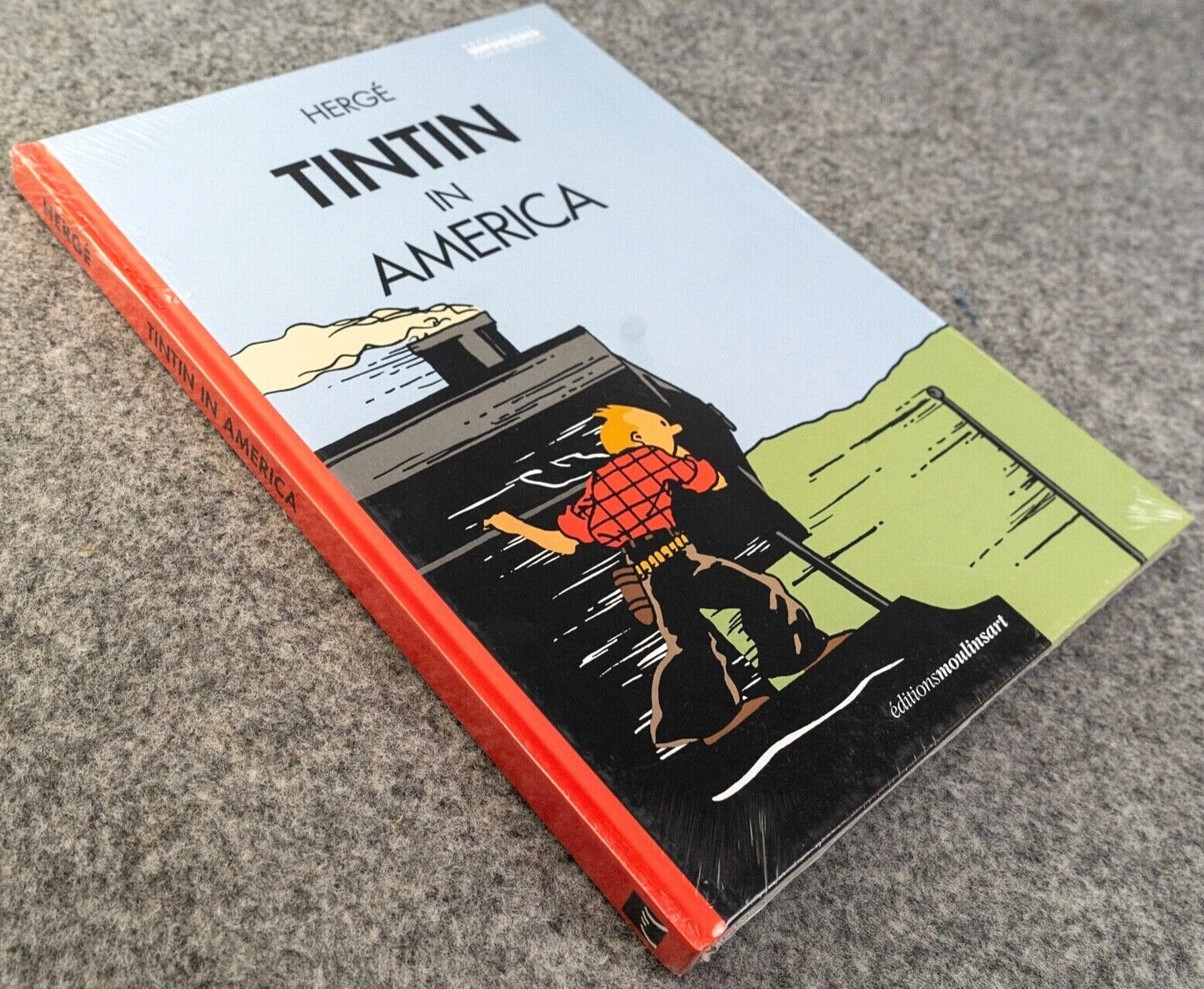 Tintin in America B&W Colorised Version 1 - 2020 HB by Editions Moulinsart