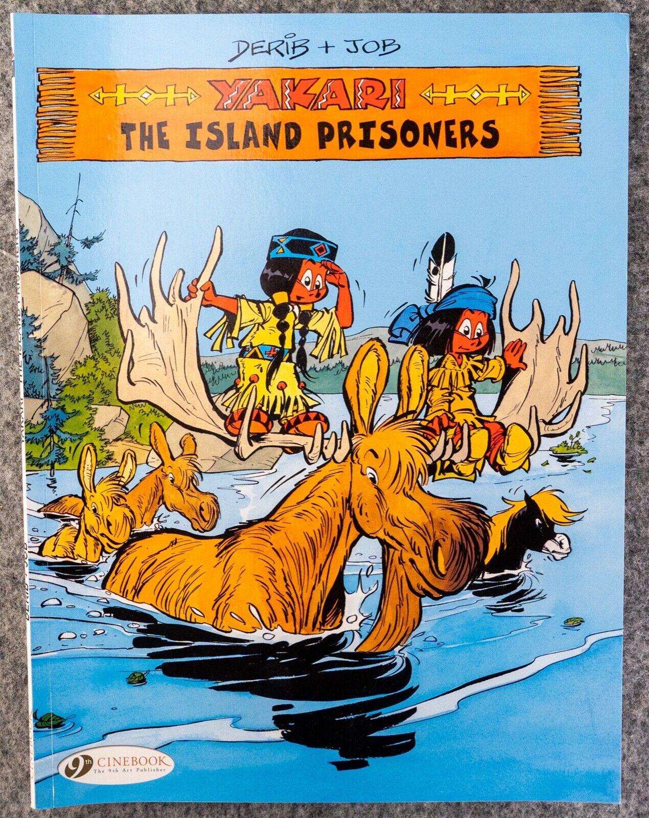 Yakari Island Prisoners Volume 7 Cinebook Paperback Comic Book Derib+job