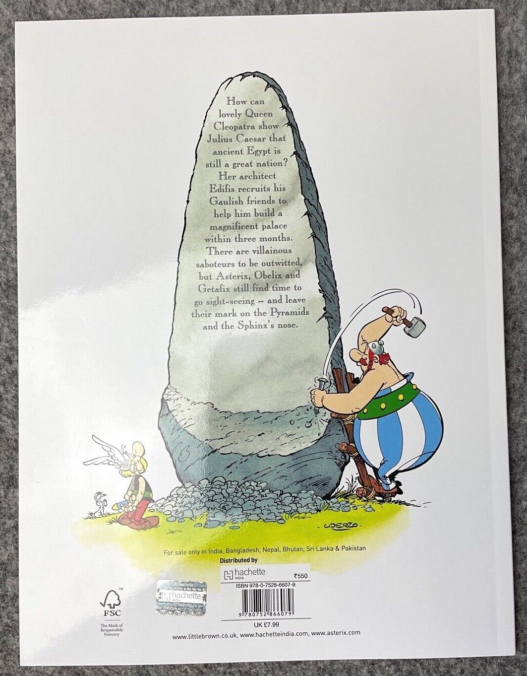 Asterix & Cleopatra - 2000s Orion/Sphere UK Edition Paperback Book EO Uderzo
