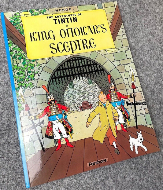 King Ottokar’s Sceptre - Tintin Farshore 2000s UK Edition Book Paperback Herge