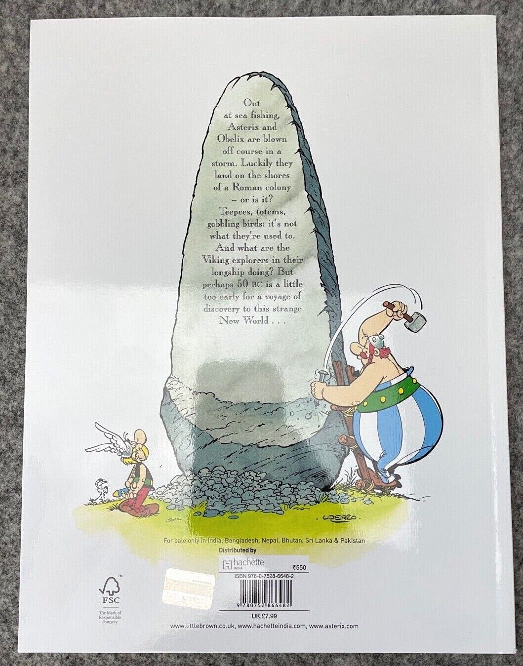 Asterix & Great Crossing - 2000s Orion/Sphere UK Edition Paperback Book EO Uderzo