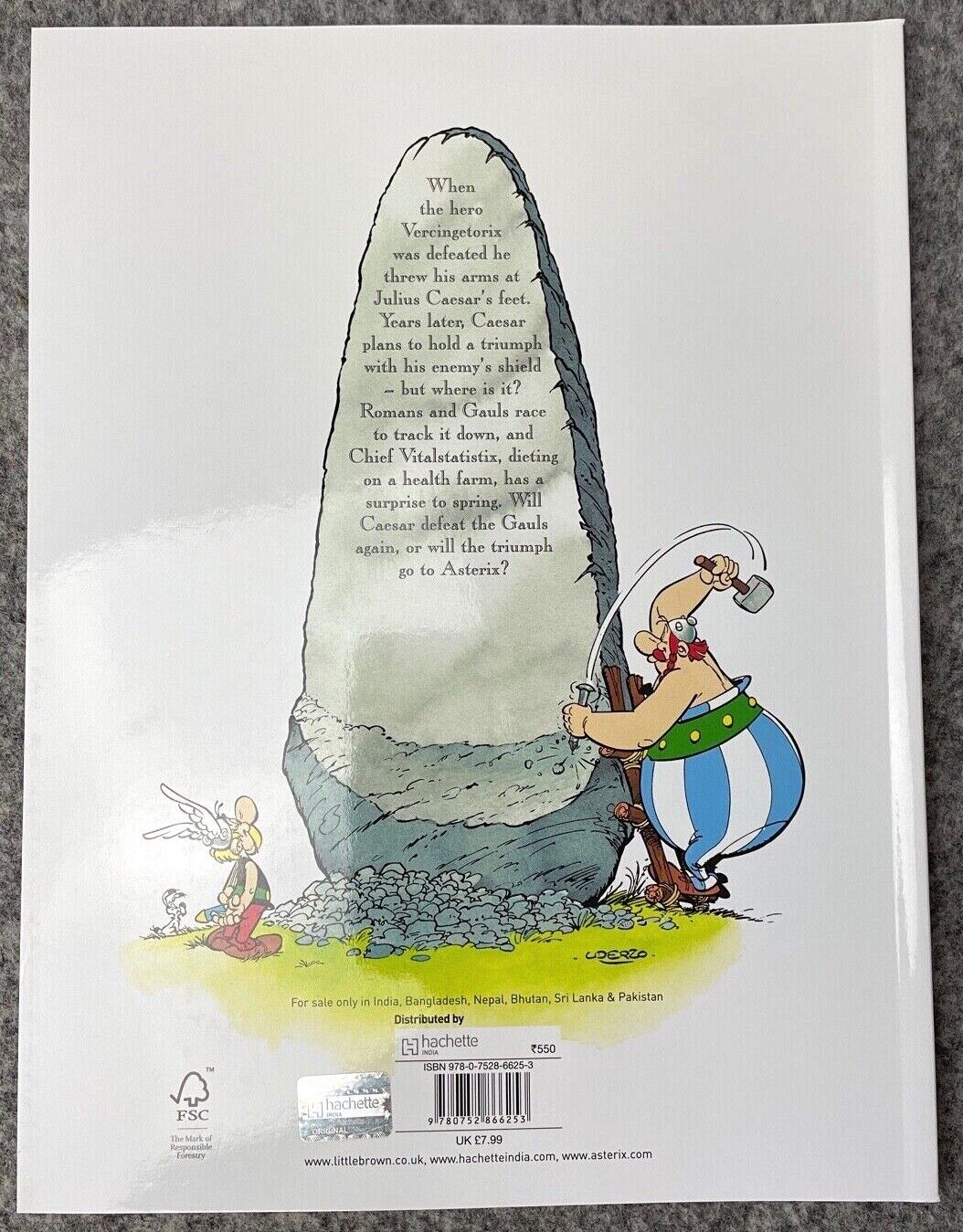 Asterix & Chieftain’s Shield - 2000s Orion/Sphere UK Edition Paperback Book EO Uderzo