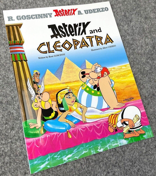 Asterix & Cleopatra - 2000s Orion/Sphere UK Edition Paperback Book EO Uderzo