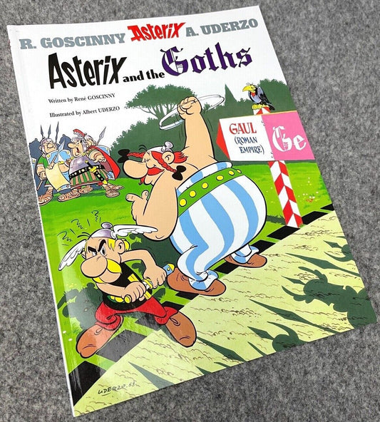 Asterix & The Goths - 2000s Orion/Sphere UK Edition Paperback Book EO Uderzo