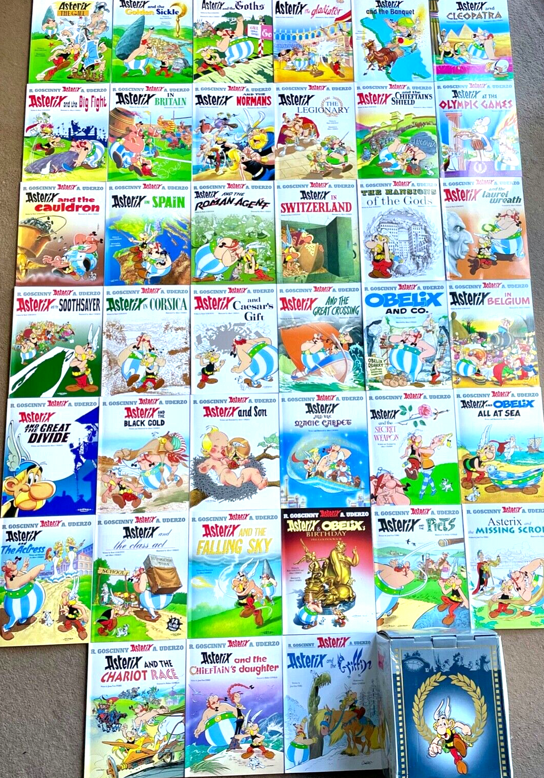 Adventures of Asterix & Obelix: Box Set x39 Sphere 2022 Paperback Comic books