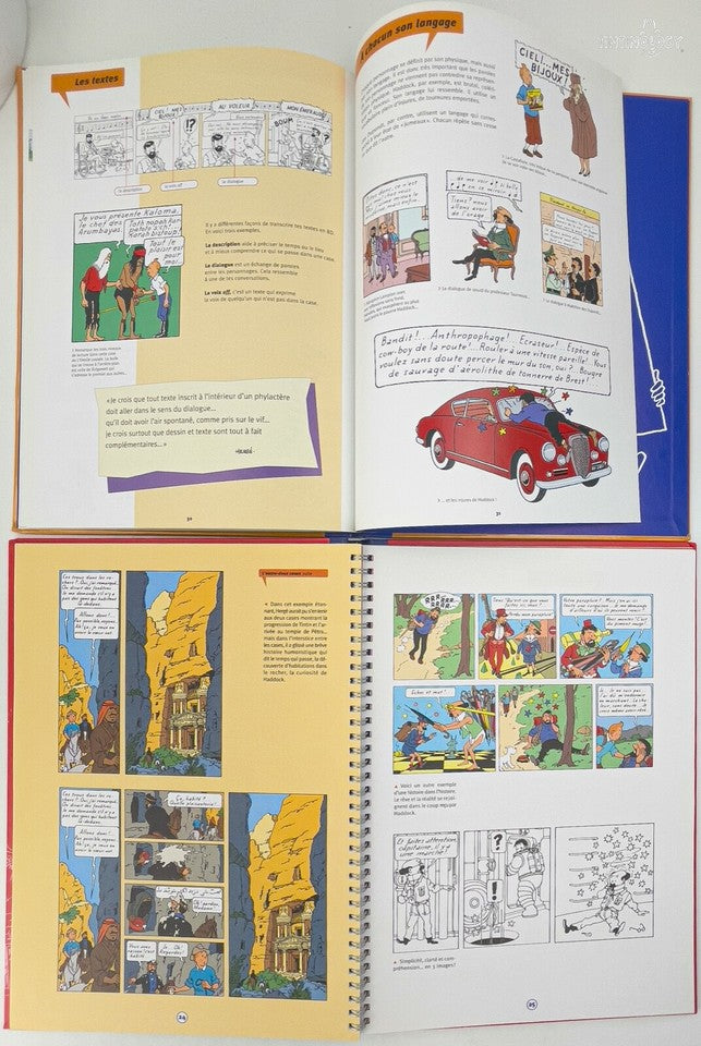 L' Atelier Tintin: Volumes 1 & 2 - Editions Moulinsart 2001/5 1st Edition Hardback Books