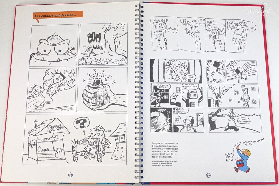 L' Atelier Tintin: Volume 2 - Editions Moulinsart 2005 1st Edition Hardback Book