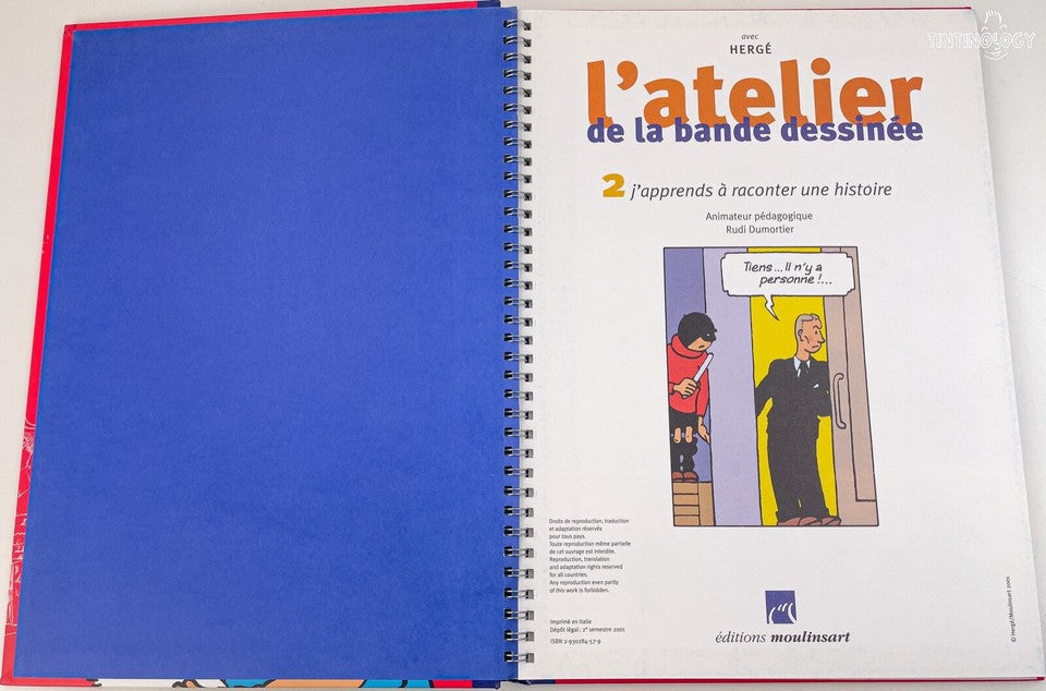 L' Atelier Tintin: Volume 2 - Editions Moulinsart 2005 1st Edition Hardback Book
