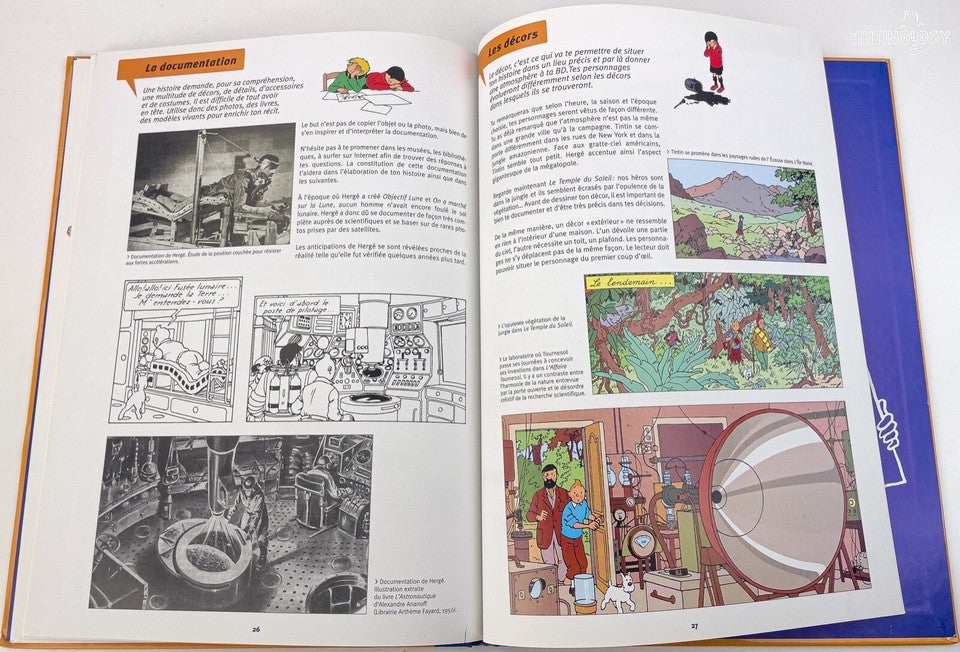 L' Atelier Tintin: Volume 1 - Editions Moulinsart 2001 1st Edition Hardback Book