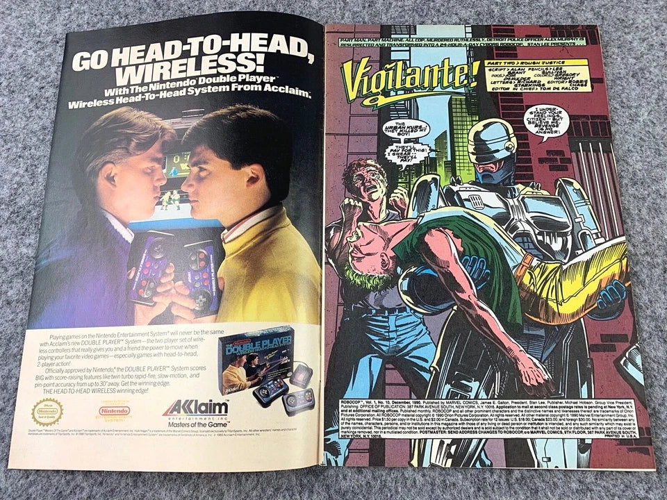 Robocop: The Future of Law Enforcement Issue 10 - Paperback 1990 Marvel Comic