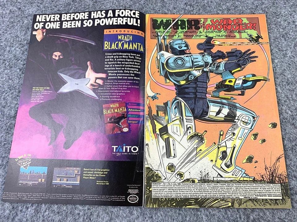Robocop: The Future of Law Enforcement Issue 5 - Paperback 1990 Marvel Comic