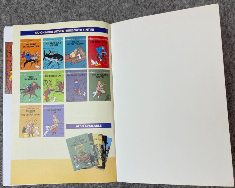 The Secret Of the Unicorn - Tintin Young Readers Book UK 2013 Egmont Paperback Editions