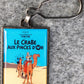 Moulinsart Tintin Title Cover Keyring 42533 - The Crab with the Golden Claws Metal