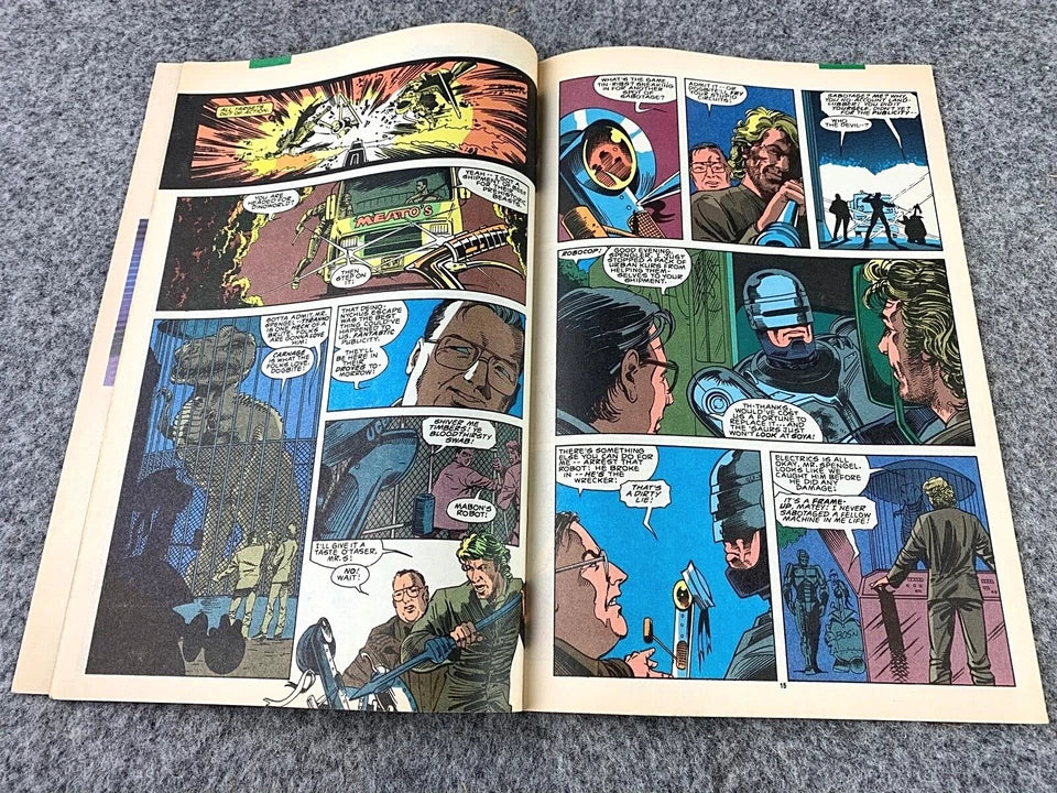 Robocop: The Future of Law Enforcement Issue 7 - Paperback 1990 Marvel Comic