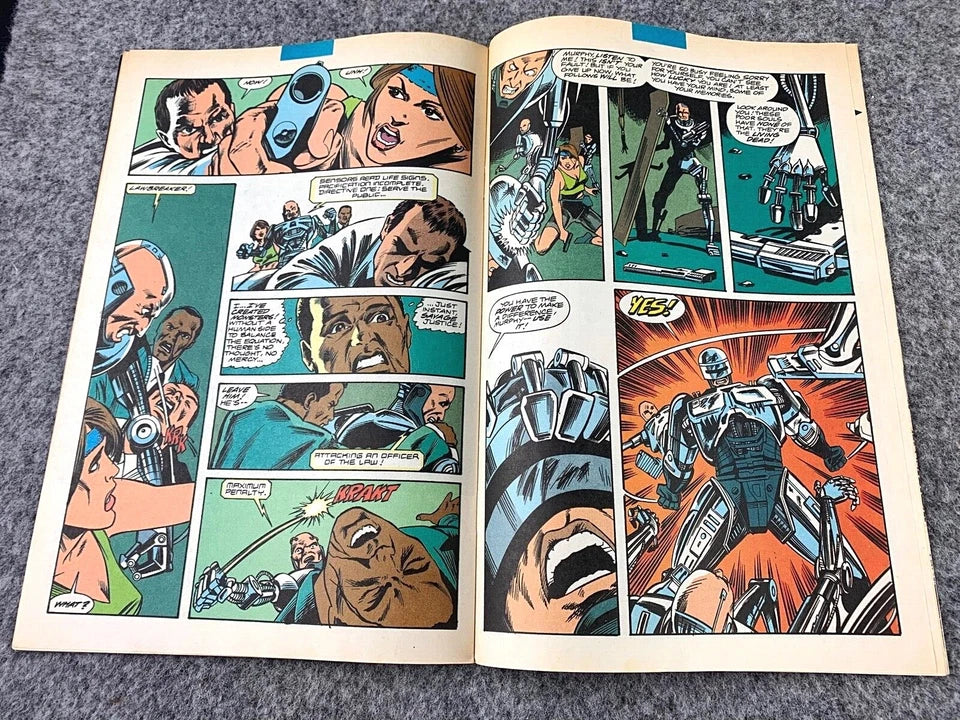 Robocop: The Future of Law Enforcement Issue 15 - Paperback 1991 Marvel Comic