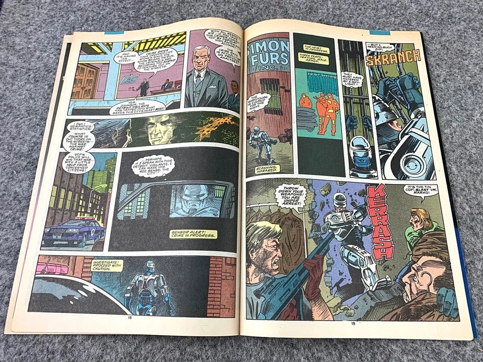 Robocop: The Future of Law Enforcement Issue 9 - Paperback 1990 Marvel Comic