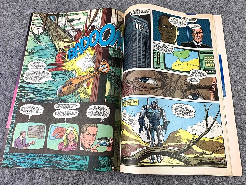 Robocop: The Future of Law Enforcement Issue 5 - Paperback 1990 Marvel Comic