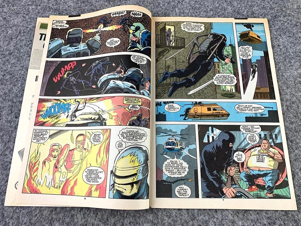 Robocop: The Future of Law Enforcement Issue 3 - Paperback 1990 Marvel Comic