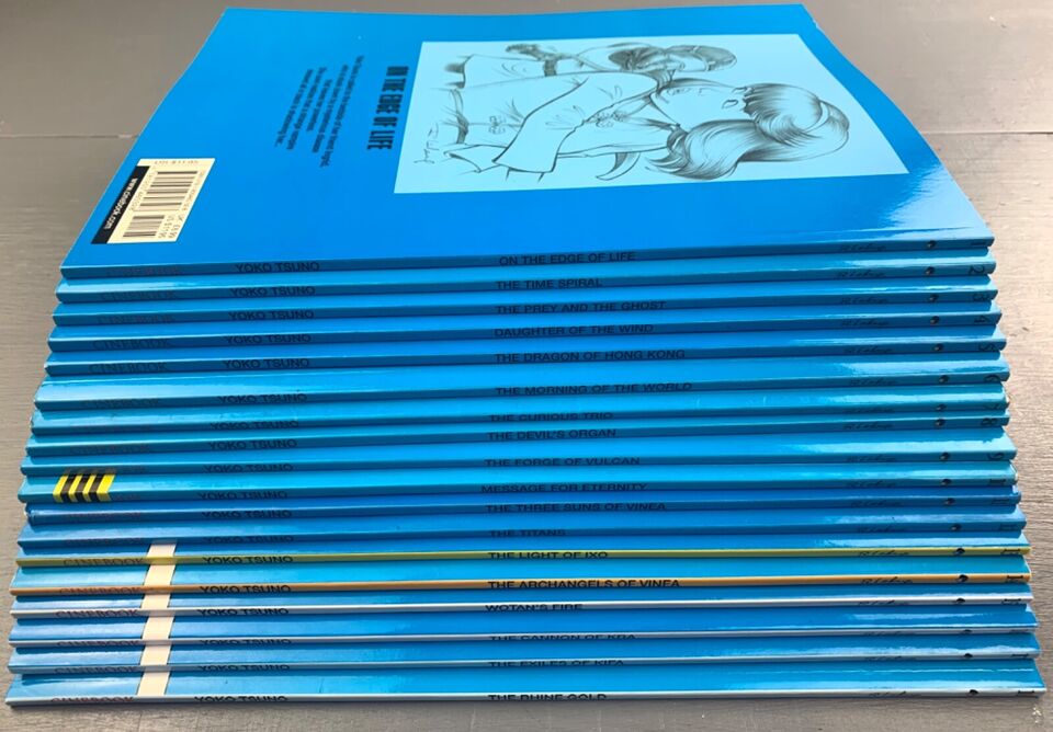 Yoko Tsuno Full Set of 18 by R. Leloup: Cinebook PB Edition Rare Comic Book Lot