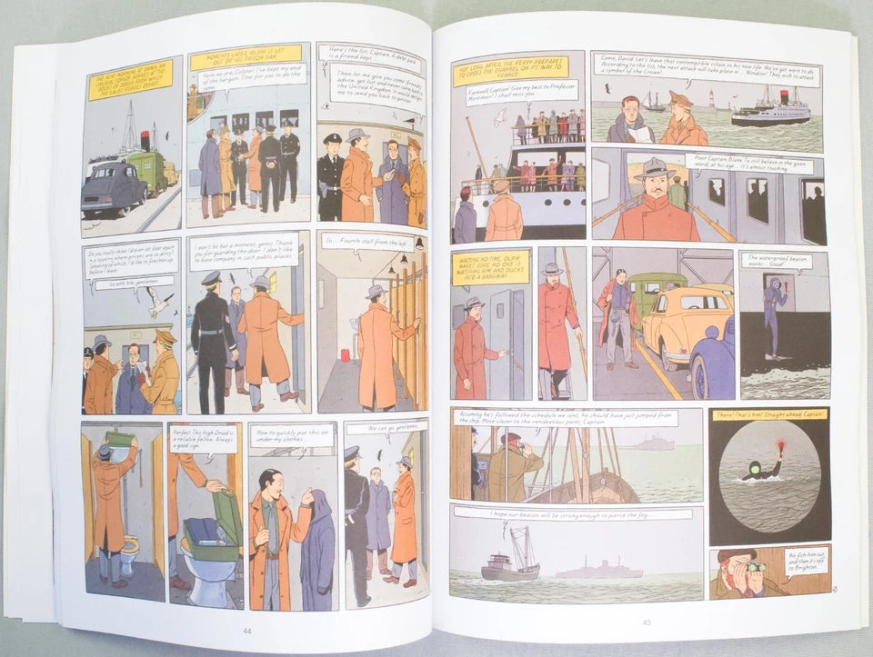 Signed Olrik - Blake & Mortimer Comic Volume 30 - Cinebook UK Paperback Edition By Edgar P. Jacobs.