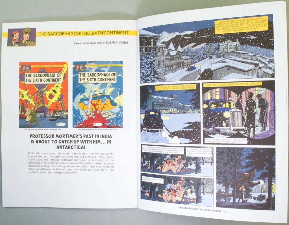 Signed Olrik - Blake & Mortimer Comic Volume 30 - Cinebook UK Paperback Edition By Edgar P. Jacobs.