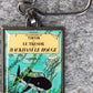 Moulinsart Tintin Title Cover Keyring 42537 - Red Rackhams Treasure Metal