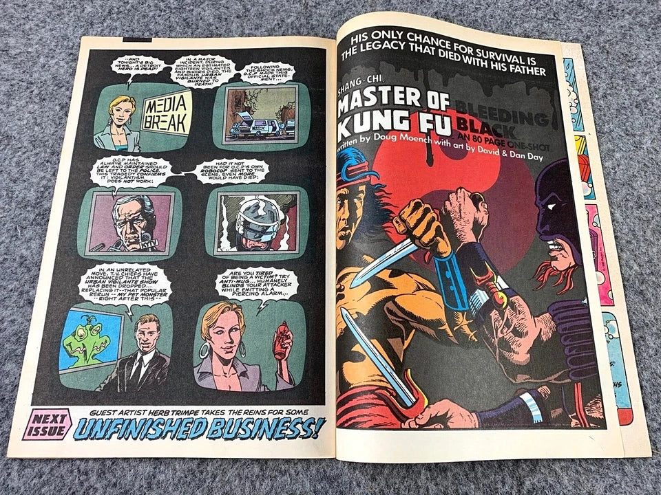 Robocop: The Future of Law Enforcement Issue 10 - Paperback 1990 Marvel Comic