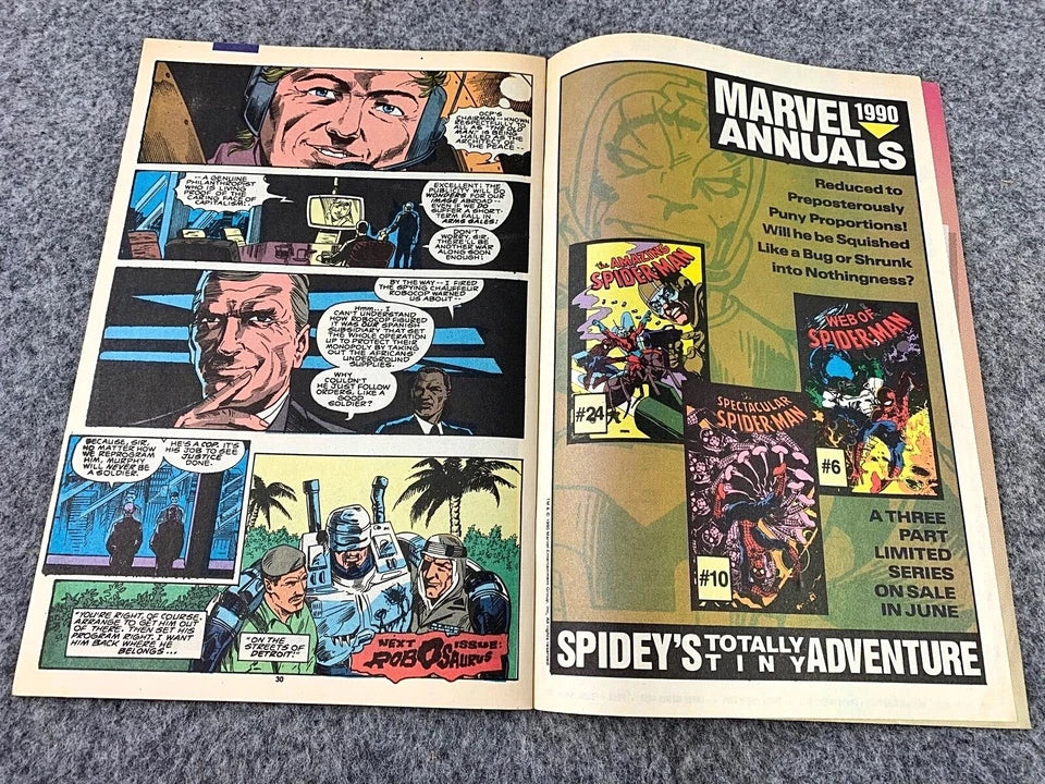 Robocop: The Future of Law Enforcement Issue 6 - Paperback 1990 Marvel Comic