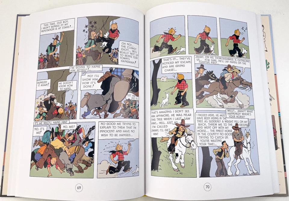 Tintin in America B&W Colorised Version 2 - 2020 HB by Editions Moulinsart