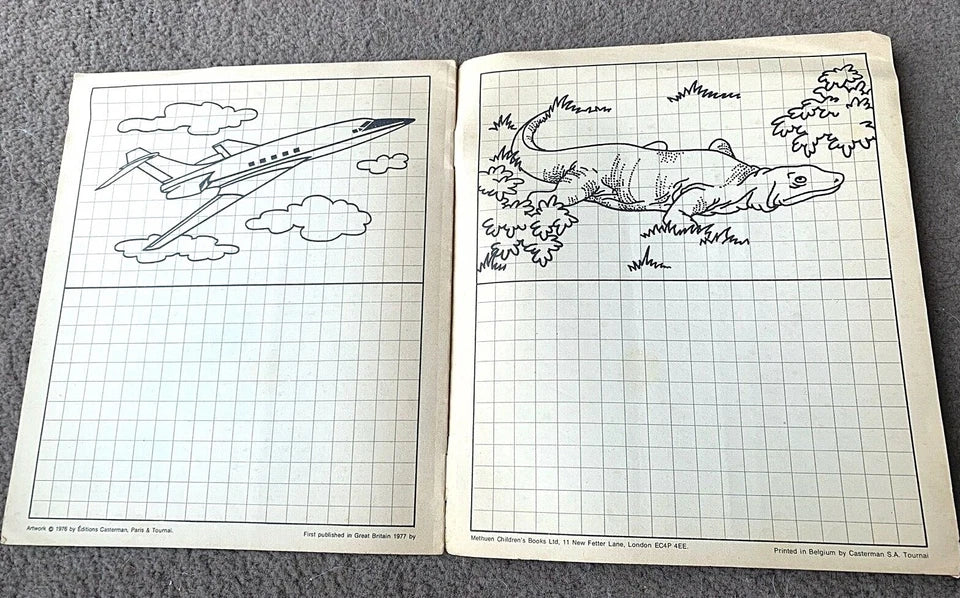 Volume 12 of 12 - Tintin Painting & Drawing Book Methuen 1977 1st Edition