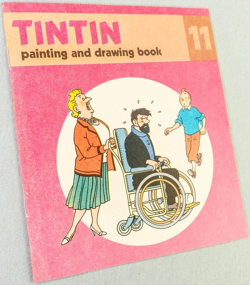 Volume 11 of 12 - Tintin Painting & Drawing Book Methuen 1977 1st Edition
