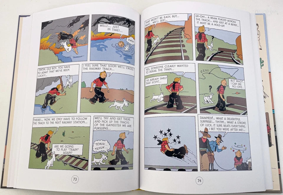 Tintin in America B&W Colorised Version 2 - 2020 HB by Editions Moulinsart