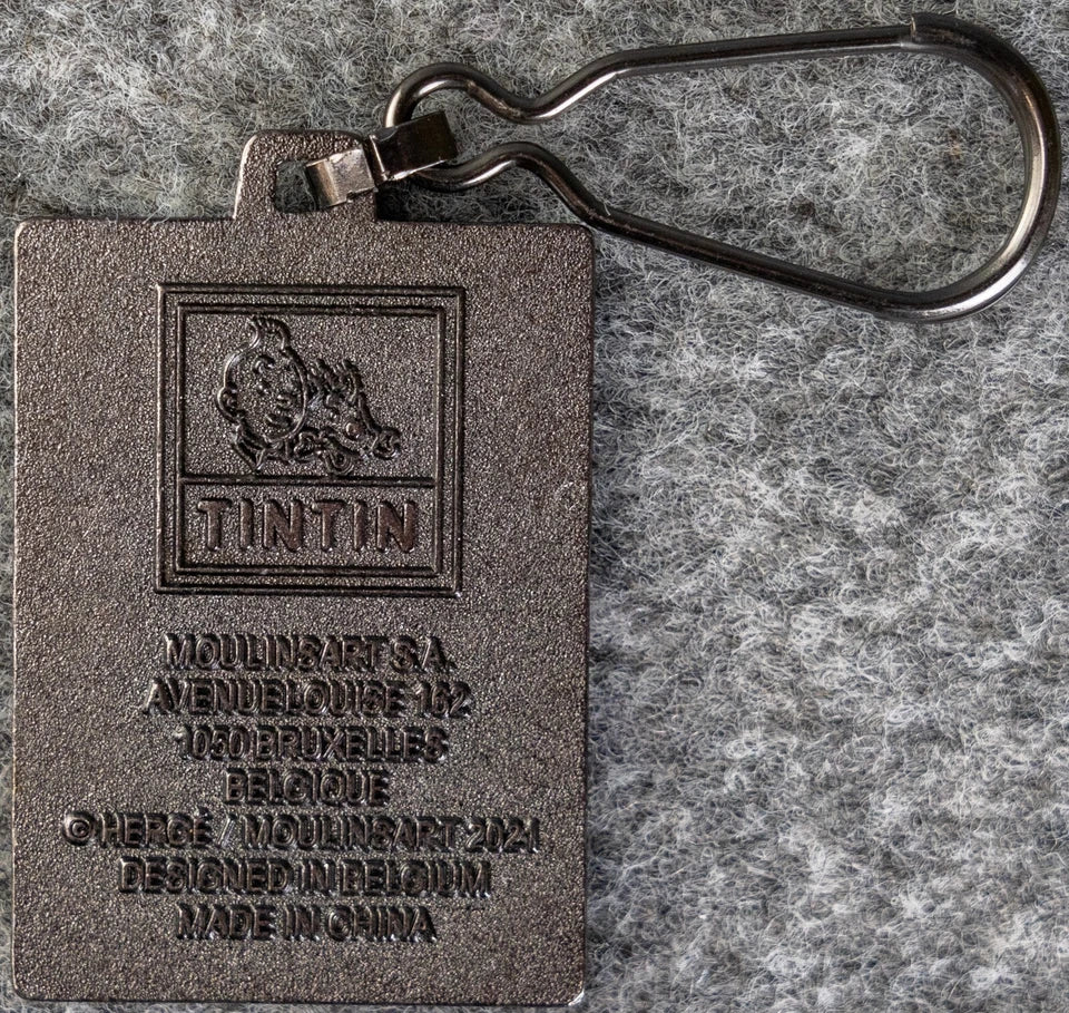 Moulinsart Tintin Title Cover Keyring 42518 - Land of Soviets Metal