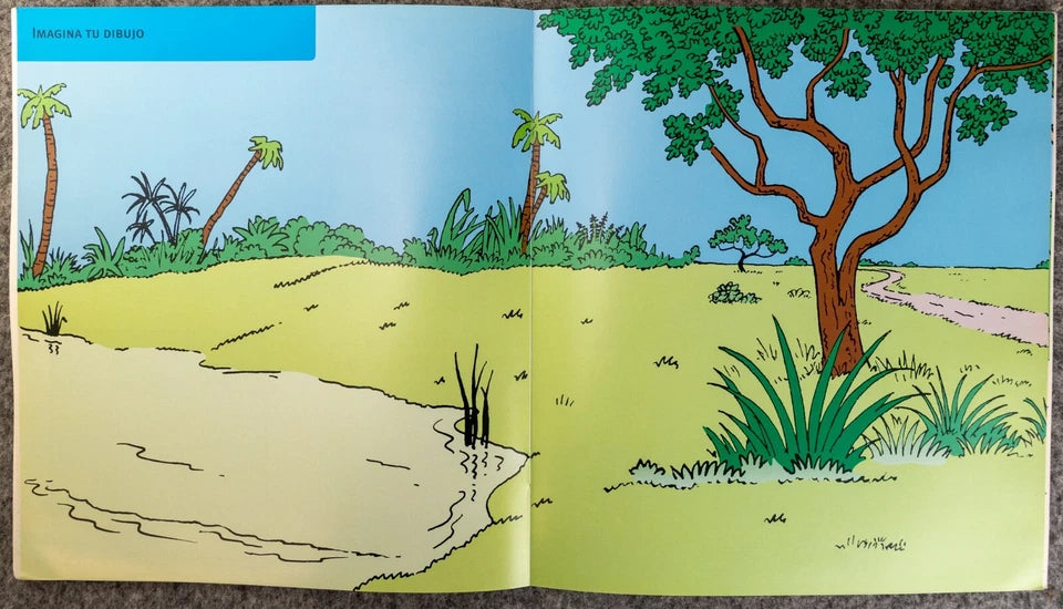 Tintin Animales Rare LTD Spanish Release 2002 Tintin Sticker Book Editorial Zendrera Zariquie