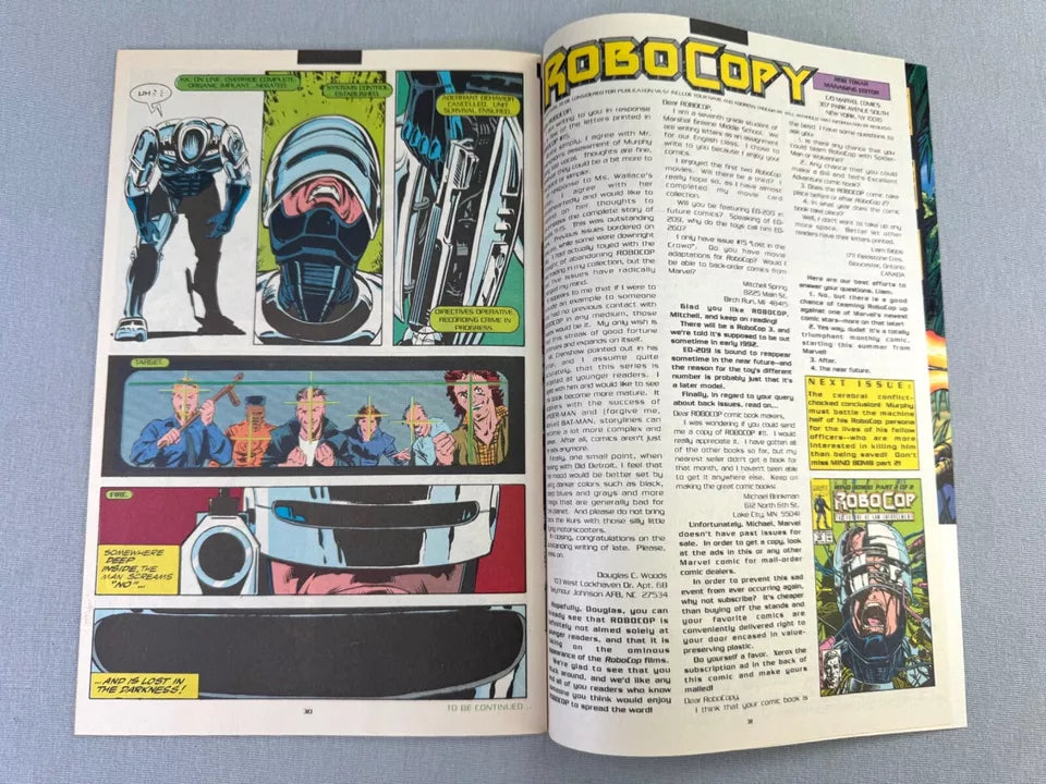 Robocop: The Future of Law Enforcement Issue 18 - Paperback 1991 Marvel Comic