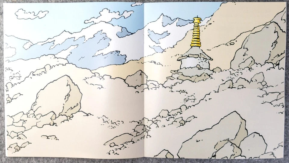 Tintin Yeti Rare LTD Spanish Release 2002 Tintin Sticker Book Editorial Zendrera Zariquie