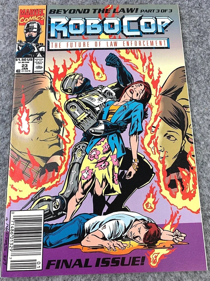 Robocop: The Future of Law Enforcement Issue 23 - Paperback 1992 Marvel Comic